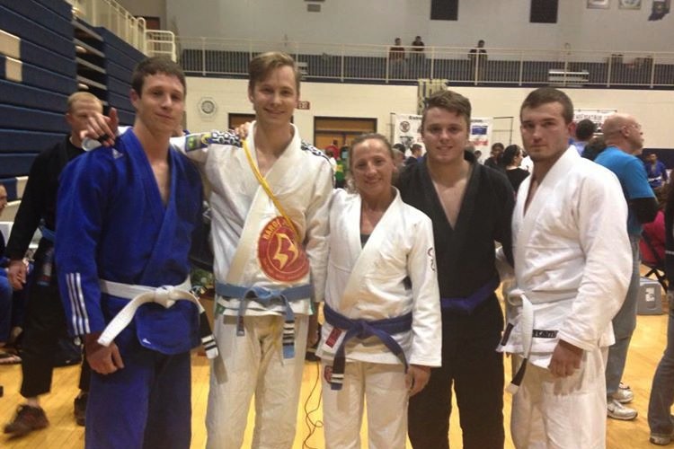 Our competition team at the Extreme Grappling Open